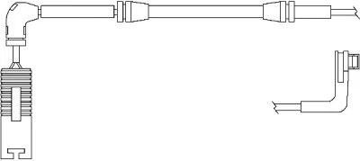 09027 BSF Сигнализатор, износ тормозных колодок (фото 1)