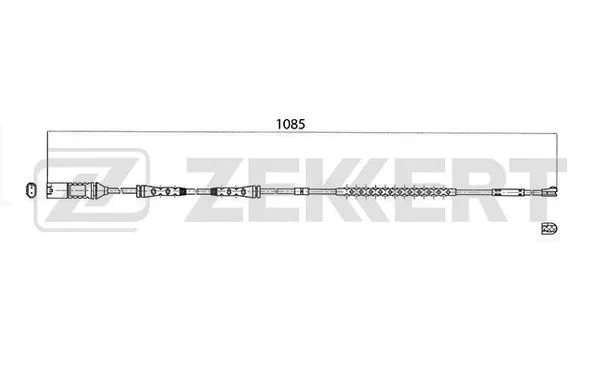 BS-8020 ZEKKERT Сигнализатор, износ тормозных колодок (фото 1)