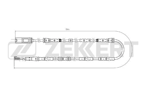 BS-8101 ZEKKERT Сигнализатор, износ тормозных колодок (фото 1)