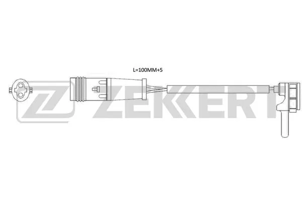 BS-8133 ZEKKERT Сигнализатор, износ тормозных колодок (фото 1)