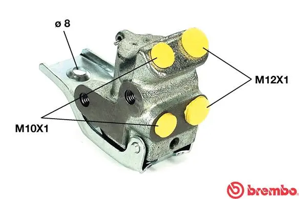 R 68 009 BREMBO Регулятор тормозных сил (фото 1)