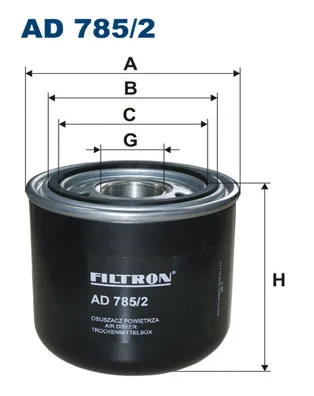 AD785/2 FILTRON Патрон осушителя воздуха, пневматическая система (фото 1)