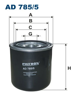 AD785/5 FILTRON Патрон осушителя воздуха, пневматическая система (фото 1)