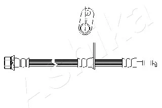 69-02-2041 ASHIKA Кронштейн, тормозный шланг (фото 2)