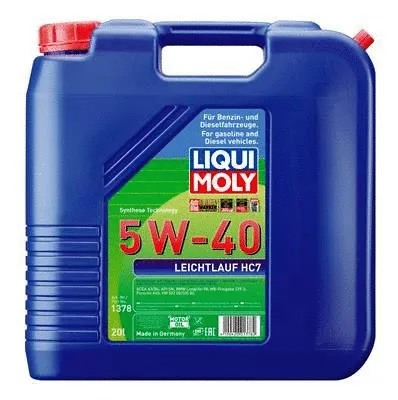 1378 LIQUI MOLY Моторное масло (фото 1)