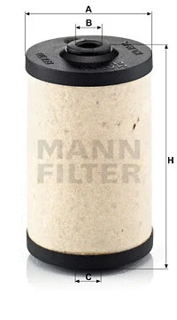 BFU 700 x MANN Топливный фильтр (фото 1)