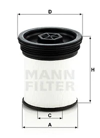 PU 7006 MANN Топливный фильтр (фото 1)