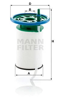 PU 7015 MANN Топливный фильтр (фото 1)