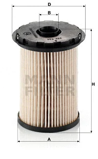 PU 731 x MANN Топливный фильтр (фото 1)