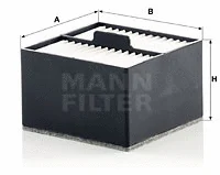 PU 910 MANN Топливный фильтр (фото 1)