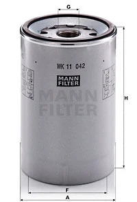 WK 11 042 z MANN Топливный фильтр (фото 1)