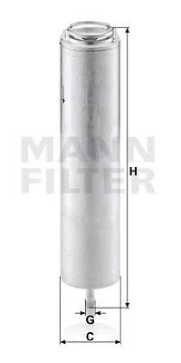 WK 5002 x MANN Топливный фильтр (фото 1)