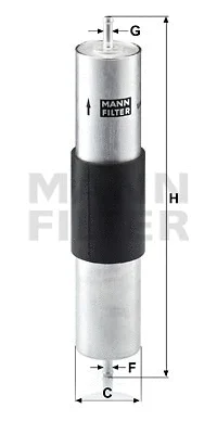 WK 516/1 MANN Топливный фильтр (фото 1)