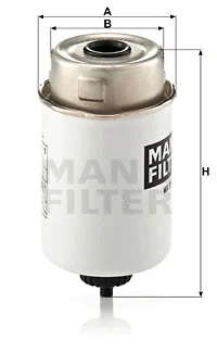 WK 8015 MANN Топливный фильтр (фото 1)