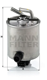 WK 9011 MANN Топливный фильтр (фото 1)