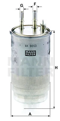 WK 9053 z MANN Топливный фильтр (фото 1)