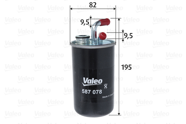 587078 VALEO Топливный фильтр (фото 1)