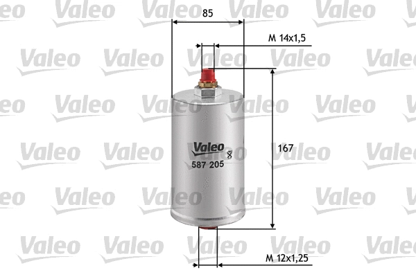 587205 VALEO Топливный фильтр (фото 1)