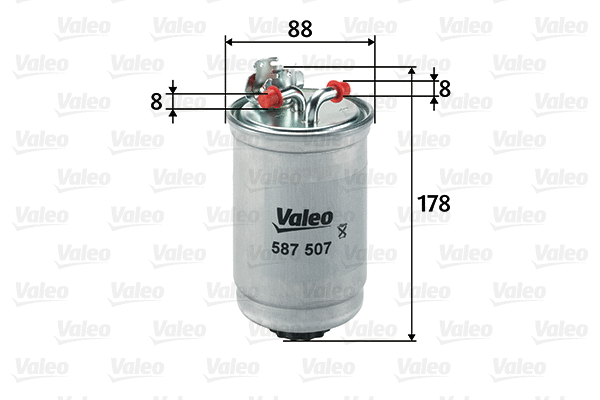 587507 VALEO Топливный фильтр (фото 1)