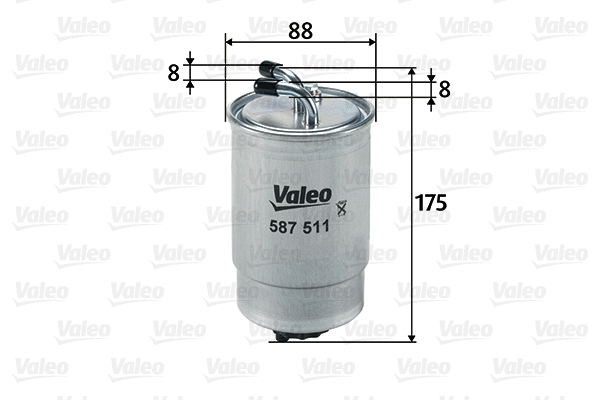 587511 VALEO Топливный фильтр (фото 1)