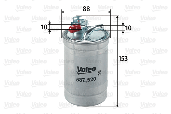 587520 VALEO Топливный фильтр (фото 1)