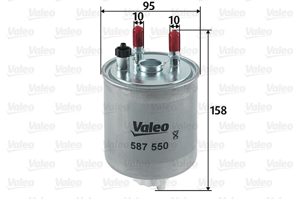 587550 VALEO Топливный фильтр (фото 1)