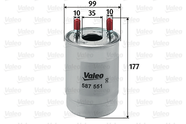 587551 VALEO Топливный фильтр (фото 1)