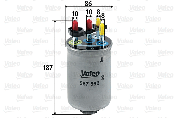 587562 VALEO Топливный фильтр (фото 1)