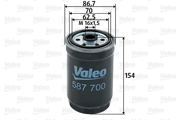 587700 VALEO Топливный фильтр (фото 1)