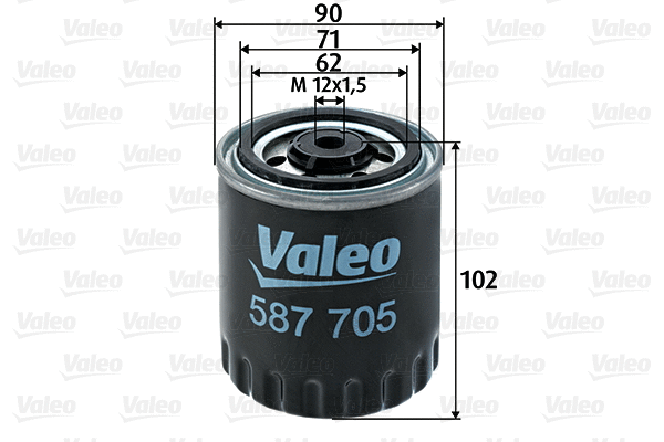 587705 VALEO Топливный фильтр (фото 1)