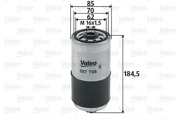 587708 VALEO Топливный фильтр (фото 1)