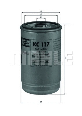 KC 117 KNECHT/MAHLE Топливный фильтр (фото 1)