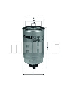 KC 140 KNECHT/MAHLE Топливный фильтр (фото 1)