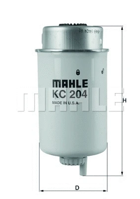 KC 204 KNECHT/MAHLE Топливный фильтр (фото 1)