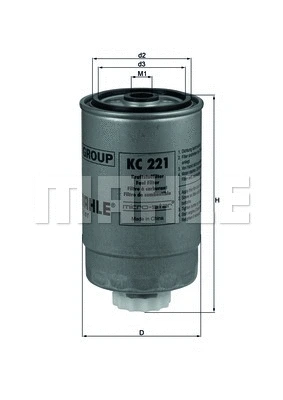 KC 221 KNECHT/MAHLE Топливный фильтр (фото 1)