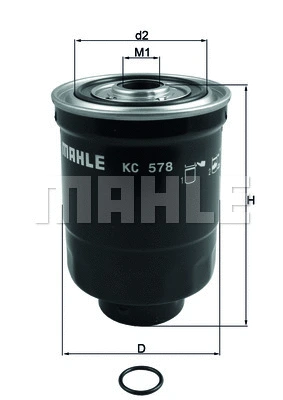 KC 578D KNECHT/MAHLE Топливный фильтр (фото 1)