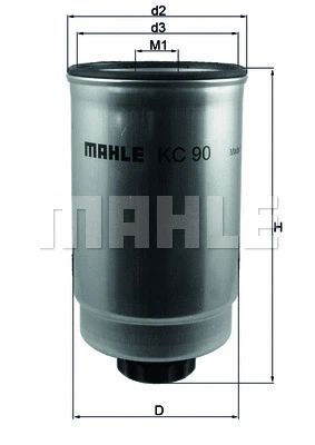 KC 90 KNECHT/MAHLE Топливный фильтр (фото 1)