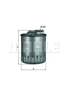 KL 155/1 KNECHT/MAHLE Топливный фильтр (фото 1)