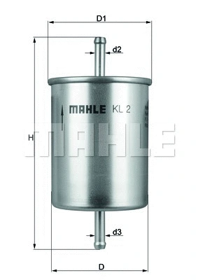 KL 2 KNECHT/MAHLE Топливный фильтр (фото 1)