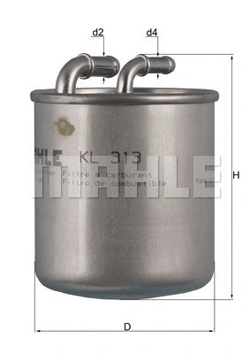 KL 313 KNECHT/MAHLE Топливный фильтр (фото 1)