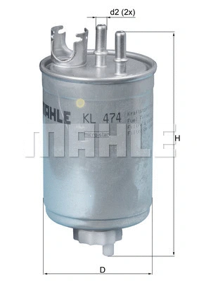 KL 474 KNECHT/MAHLE Топливный фильтр (фото 1)