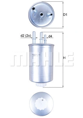 KL 505 KNECHT/MAHLE Топливный фильтр (фото 1)