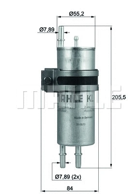 KLH 42 KNECHT/MAHLE Топливный фильтр (фото 1)