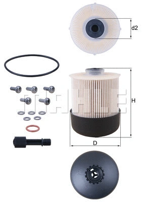 KX 338/26D KNECHT/MAHLE Топливный фильтр (фото 1)