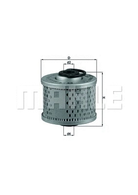 KX 34 KNECHT/MAHLE Топливный фильтр (фото 1)