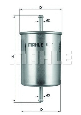 154065577550 MAGNETI MARELLI Топливный фильтр (фото 1)