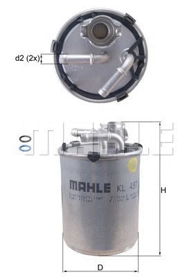 154703416990 MAGNETI MARELLI Топливный фильтр (фото 1)