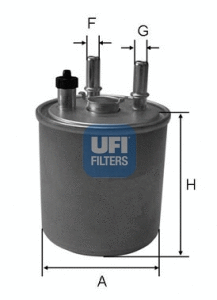 24.073.00 UFI Топливный фильтр (фото 1)