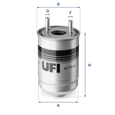 24.113.00 UFI Топливный фильтр (фото 1)