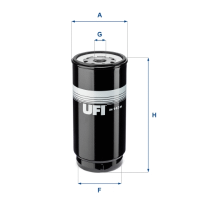 24.142.00 UFI Топливный фильтр (фото 1)